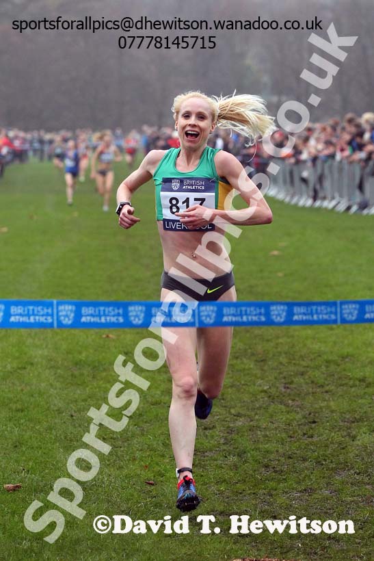 Senior women's European Cross Country Trials, Sefton Park, Liverpool. Photo: David T. Hewitson/Sports for All Pics